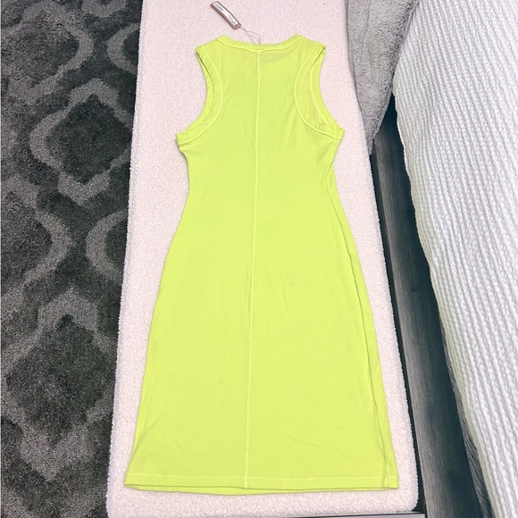 Skims Cotton Rib Tank Dress Daffodil NWT - Picture 4 of 5